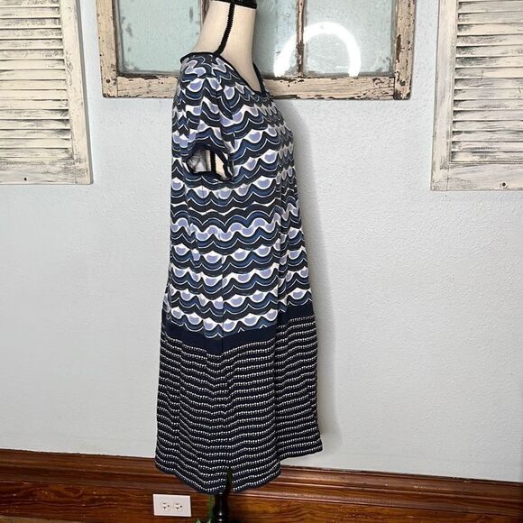 Tommy Bahama Women's Shift Dress Cotton Scalloped Print Multicolor Size Large - Picture 10 of 13